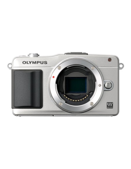 Olympus PEN E-PM2 - Cámara EVIL de 17.2 Mp (pantalla 3, estabilizador óptico, vídeo Full HD) plateado -Objetivo II R 14-42mm f/3