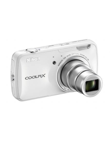 Nikon Coolpix S800C - Cámara compacta de 16 Mp blanco
