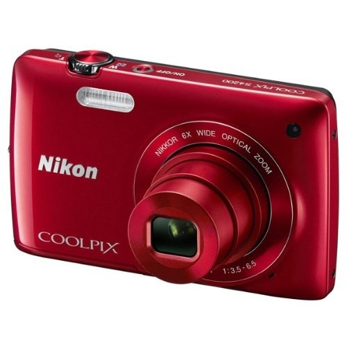Nikon coolpix s4200 - cámara compacta de 16 mp roja