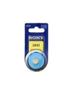 Sony LR43B1A - Blister 1 pila de botón alcalina (IEC)LR43 de (1.5V): Kiwiku.com: Electrónica
