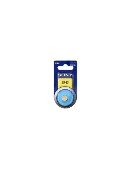 Sony LR43B1A - Blister 1 pila de botón alcalina (IEC)LR43 de (1.5V): Kiwiku.com: Electrónica