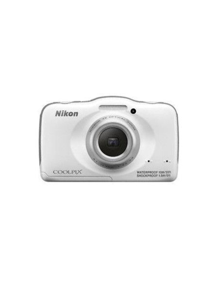 Nikon Coolpix S32 - Cámara de fotos subacuática de 13.2 Mp (Pantalla de 2.7", zoom óptico 3x, vídeo