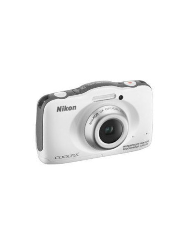 Nikon Coolpix S32 - Cámara de fotos subacuática de 13.2 Mp (Pantalla de 2.7", zoom óptico 3x, vídeo