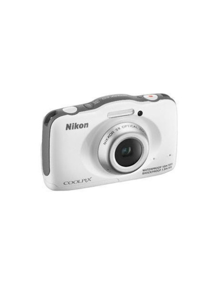 Nikon Coolpix S32 - Cámara de fotos subacuática de 13.2 Mp (Pantalla de 2.7", zoom óptico 3x, vídeo