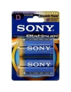 SONY 2 PILAS ALCAL LR20-D PLATINUM 1 5V: Kiwiku.com: Electrónica