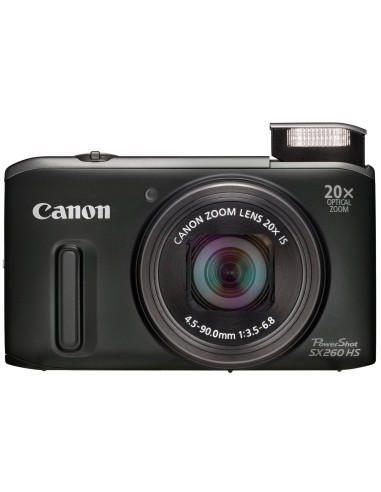 Canon PowerShot SX260 HS - Cámara compacta de 12.1 Mp (pantalla de 3, zoom óptico 20 xestabilizador de imagen tipo variable, 4 p