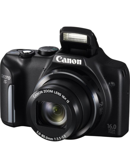 Canon PowerShot SX170 IS - Cámara compacta de 16.0 Mp Negra