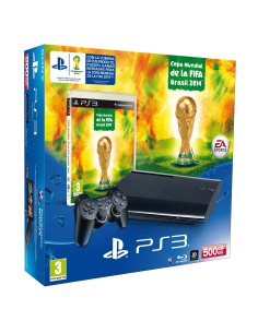 Consola ps3 500gb + fifa world cup