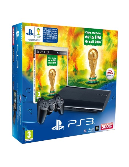 Consola ps3 500gb + fifa world cup