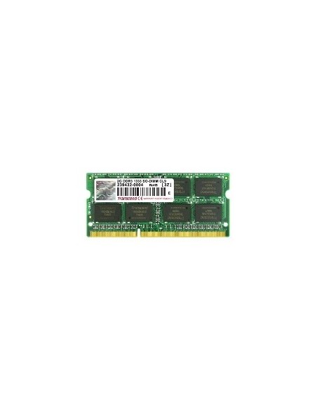Memoria portatil ddr3 2gb 1333 mhz pc10600 transcend
