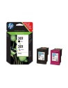 Cartucho de tinta hp 301 1000 / 1020 / 2050 / 2050s / 3000 / 3050 combo pack