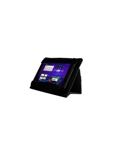 Funda book universal para tablet 7'' green go semi rigida, negro