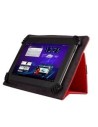 Funda book universal para tablet 10'' green go semi rigida, rojo