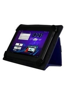 Funda book universal para tablet 7'' green go semi rigida, azul