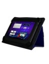 Funda book universal para tablet 7'' green go semi rigida, azul