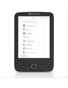 Libro electronico ebook phoenix clever 6" tinta electronica / e-ink / front light / retroiluminada /