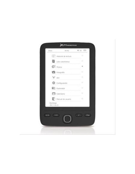 Libro electronico ebook phoenix clever 6" tinta electronica / e-ink / front light / retroiluminada /