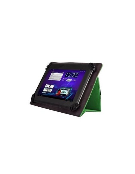 Funda book universal para tablet 7'' green go semi rigida, verde