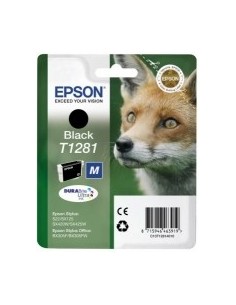 Cartucho tinta epson t1281 negro 3.5ml s22 / sx125 / sx420w / sx425w / bx305f / bx305fw C13T12814010 kiwiku.com