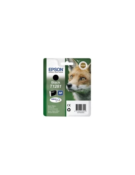 Cartucho tinta epson t1281 negro 3.5ml s22 / sx125 / sx420w / sx425w / bx305f / bx305fw C13T12814010 kiwiku.com