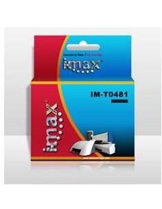 Cartucho tinta imax t0481 negro compatible epson stylus photo r200/r300/r500/r600