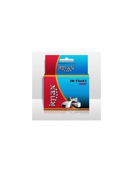 Cartucho tinta imax t0483 magenta compatible epson stylus photo r200/r300/r500/r600