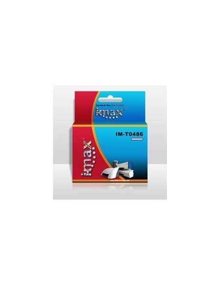 Cartucho tinta imax t0486 magenta claro compatible epson stylus photo r200/r300/r500/r600