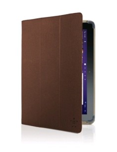 Belkin Tri-Fold Folio Samsung Galaxy Tab 2, Mano, color marrón: Kiwiku.com: Informática