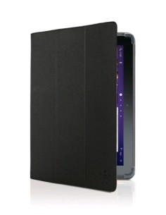 Funda folio negra stand galaxy tab10.1