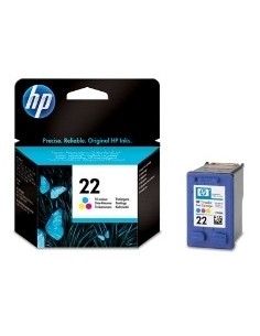 Cartucho tinta hp 22 c9352ae tricolor 5ml 3920/ 3940/ ps1410