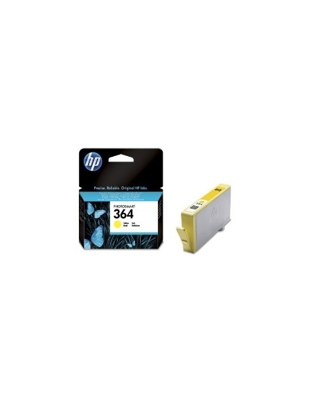 Cartucho tinta hp 364 cb320ee amarillo 3ml d5460/ b8550/ c6380/ c5380