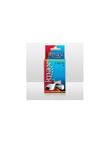Cartucho tinta imax c6614d nº20 negro compatible hp dj 610c/ 615c doble capacidad