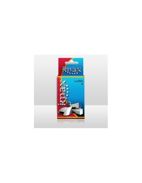 Cartucho tinta imax 51649a nº49 negro compatible hp hpq 6xx/ deskjet 350/ cbi/ officejet 500/ 590/