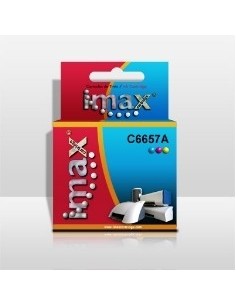 Cartucho tinta imax c6657a nº57 (21ml)tricolor compatible hp hpq 5550/ 5650/ 5850 psc 1210/ 4255/ 56