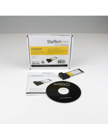 StarTech.com Tarjeta Adaptadora ExpressCard de 1 Puerto Gigabit Ethernet NIC - Accesorio de red