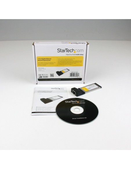 StarTech.com Tarjeta Adaptadora ExpressCard de 1 Puerto Gigabit Ethernet NIC - Accesorio de red