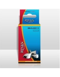 Cartucho tinta imax cli521 cian canon pixma (10ml) ip3600/ ip4600/ ip4700/ mp540/ mp550/ mp560/ mp62