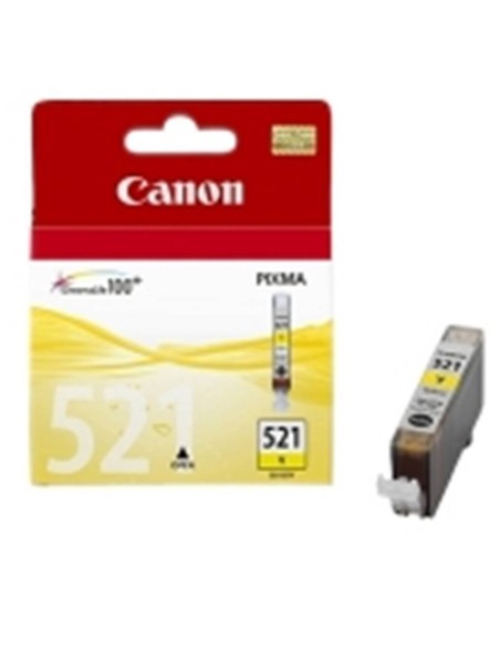 Cartucho tinta canon cli 521 amarillo 9ml pixma 3600/ 4600/ 4700 mp 540/ 550/ 560/ 620/ 630/ 640/ 98