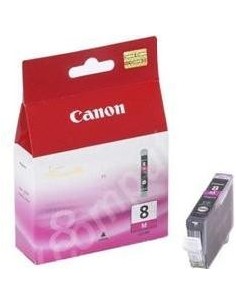 Cartucho tinta canon cli8 magenta pixma 8ml 4200/ 5200/ 6600/ mp500/ 800