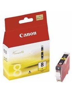 Cartucho tinta canon cli 8 amarillo 8ml pixma 4200/ 5200/ 6600/ mp500/ 800