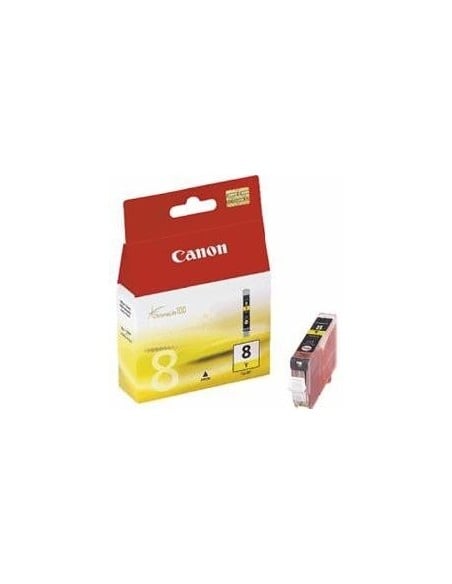 Cartucho tinta canon cli 8 amarillo 8ml pixma 4200/ 5200/ 6600/ mp500/ 800