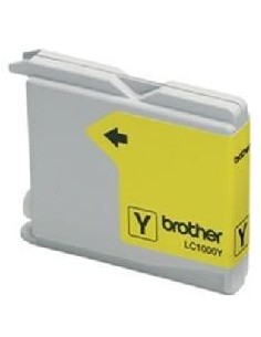 Cartucho tinta brother lc1000y amarillo 400 paginas fax 1360/ 1560/ mfc-3360c/ mfc-5860cn/ dcp-350c