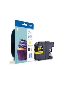 Cartucho tinta brother lc123y amarillo 600 paginas dcpj4110dw/ mfcj4410dw/mfcj4510dw/mfcj4710dw LC-123YBP kiwiku.com