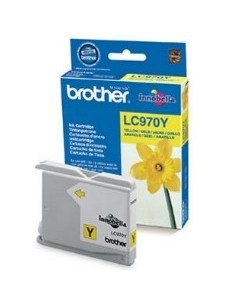 Cartucho tinta brother lc970y amarillo 300 paginas dcp-135c/ dcp-150c/ mfc-235c/ mfc-260c  LC-970Y kiwiku.com