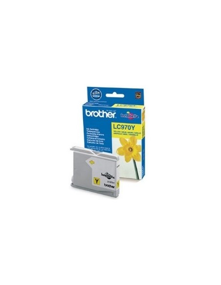 Cartucho tinta brother lc970y amarillo 300 paginas dcp-135c/ dcp-150c/ mfc-235c/ mfc-260c  LC-970Y kiwiku.com