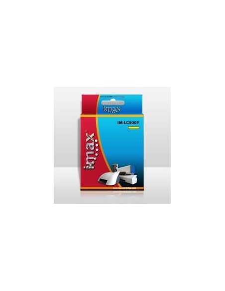 Cartucho tinta imax lc900y amarillo brother (12ml) mfc210c/ 3240c/ 5x40cn/ dcp110c/ 310cn