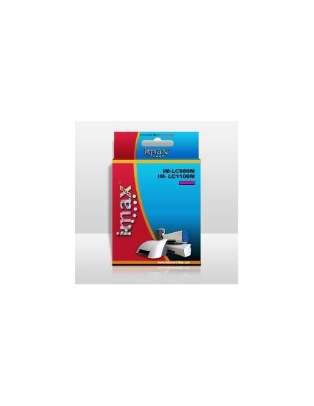 Cartucho tinta imax lc980 / lc1100m  magenta brother (10.6ml)dcp145c/165c/185c/mfc6490cw/6690w