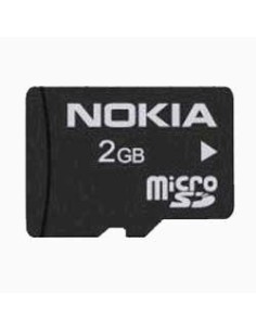 Nokia MU37 - Tarjeta de memoria micro SD de 2 GB, negro
