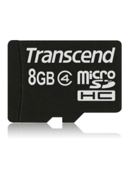 Tarjeta de memoria micro sdhc 8 gb clase 4 sin adaptadores transcend