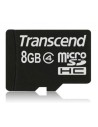 Tarjeta de memoria micro sdhc 8 gb clase 4 sin adaptadores transcend